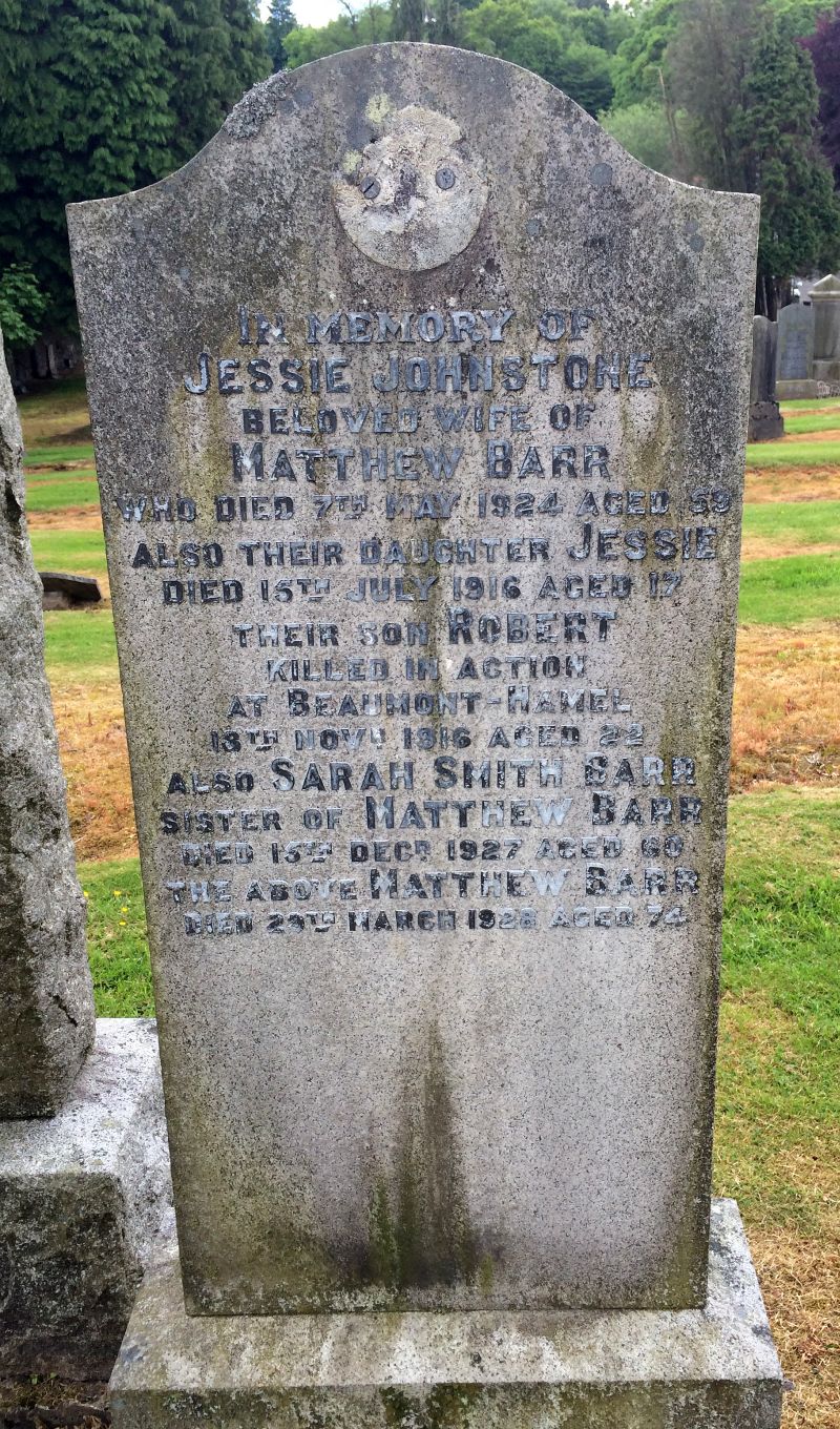© Gordon Masterton: Licensor: Gordon Masterton Robert Barr Kilbarchan memorial